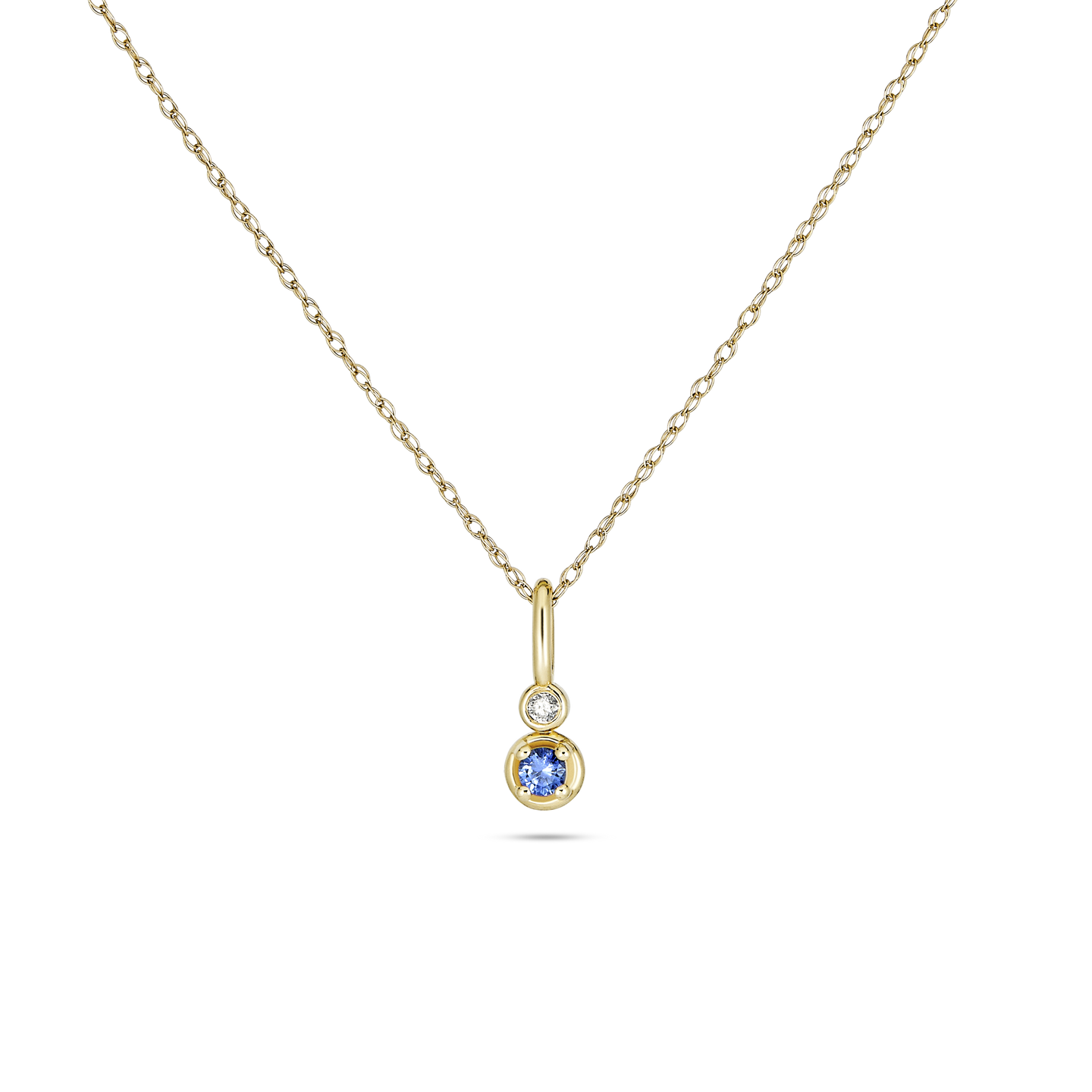 Diamond hot sale birthstone necklaces