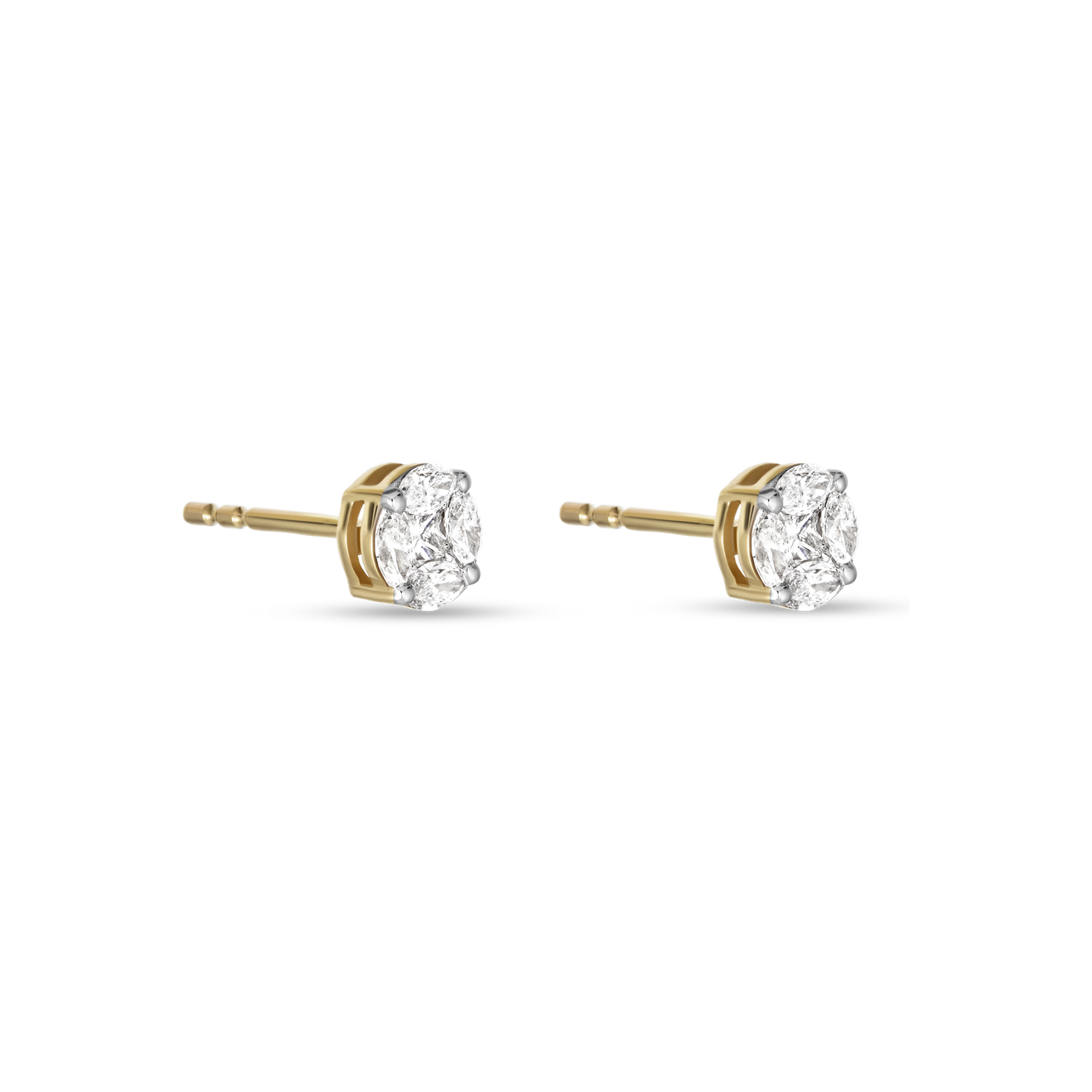 Diamond Mosaic Studs – STONE AND STRAND