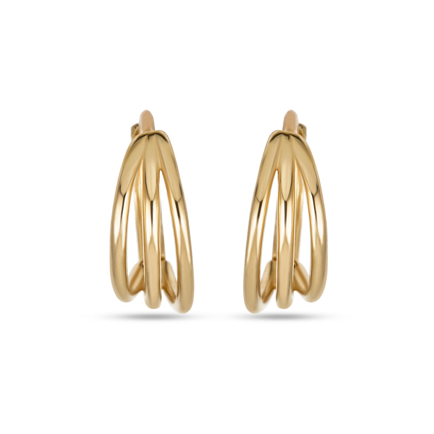 Bold Gold Huggie Earring – STONE AND STRAND