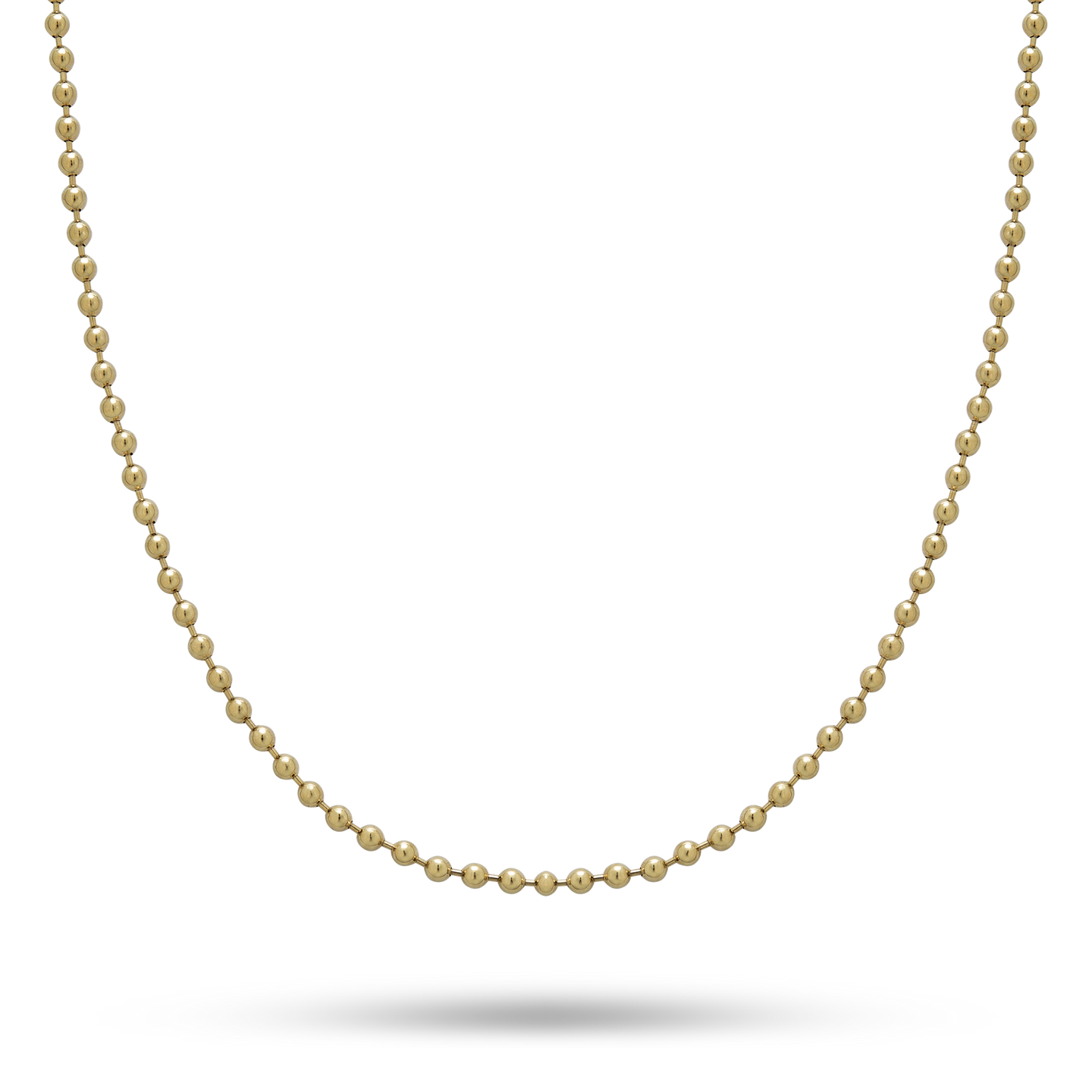 Stone and Strand Bold Bead Chain Necklace