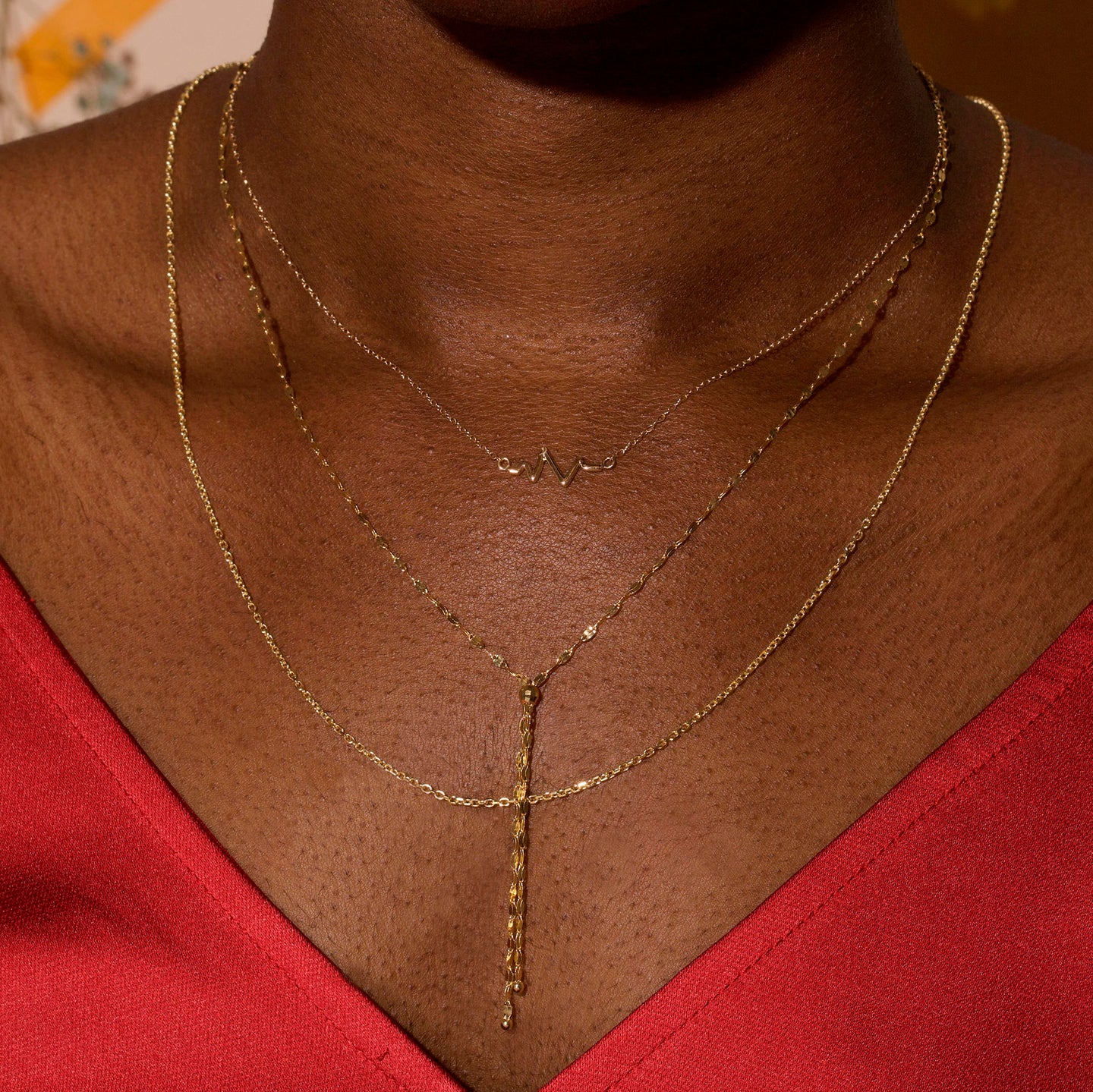 16” Thin Chain Necklace in 18k Gold Vermeil