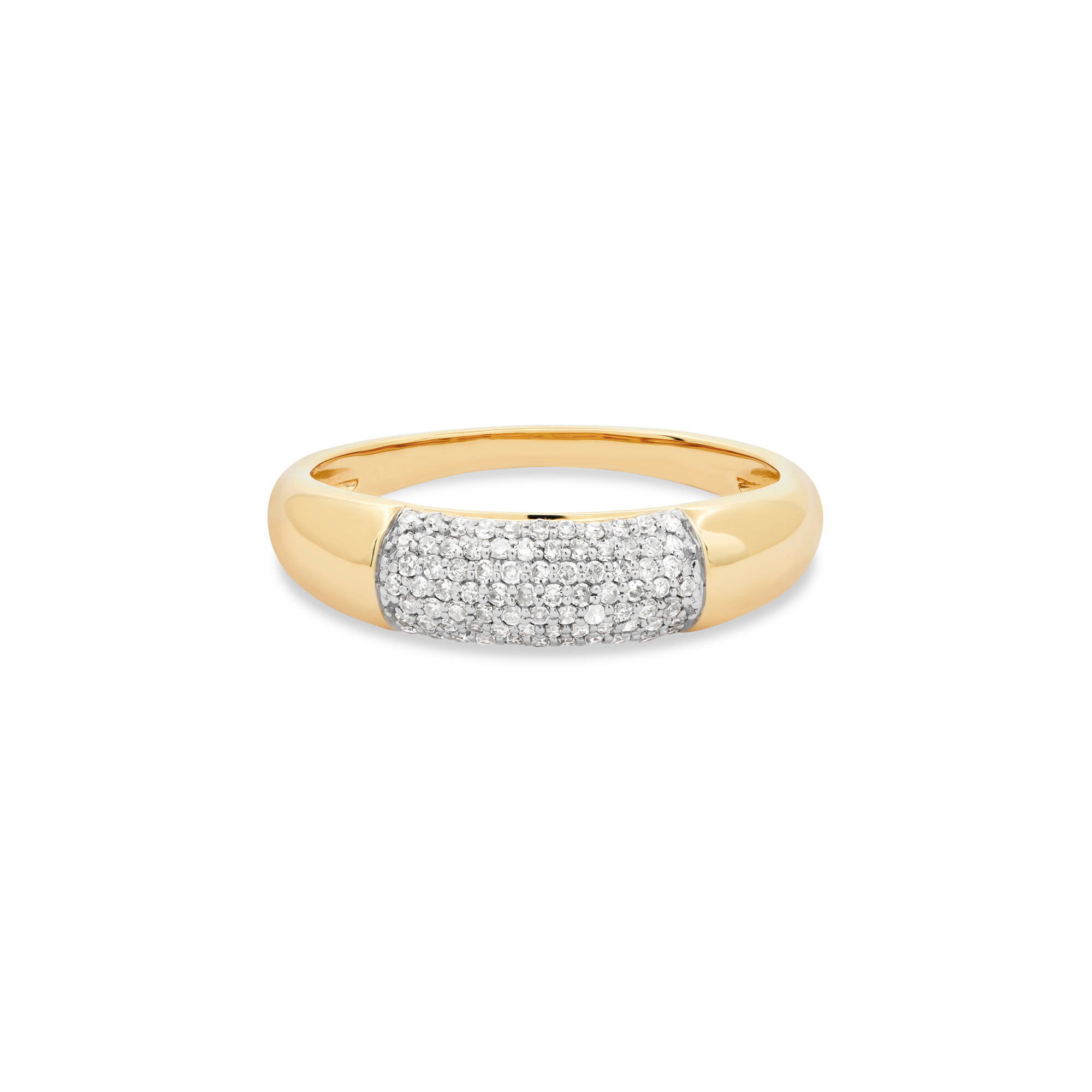 Glamorous Diamond Bombe Ring