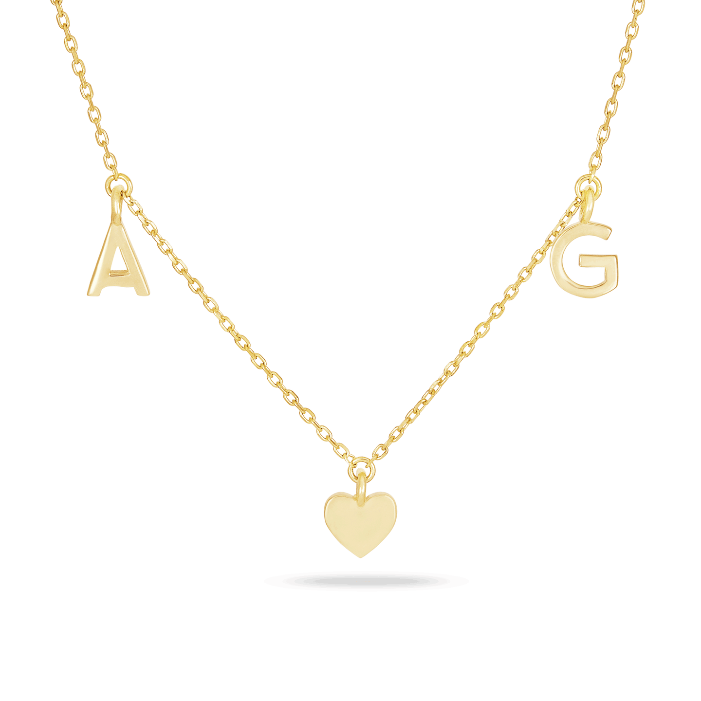 Love Lock Diamond Initial Charm – STONE AND STRAND