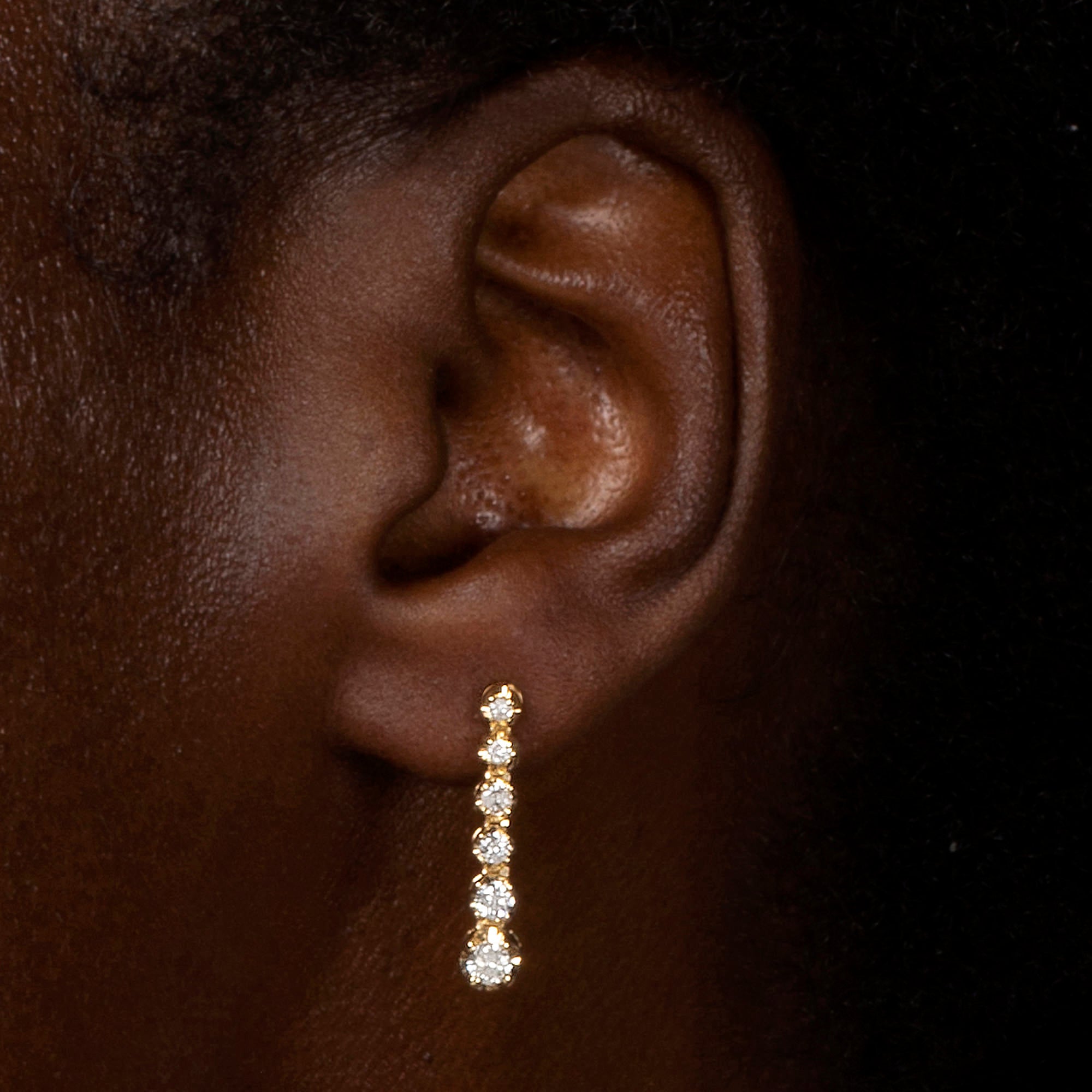 Diamond deals tennis earrings