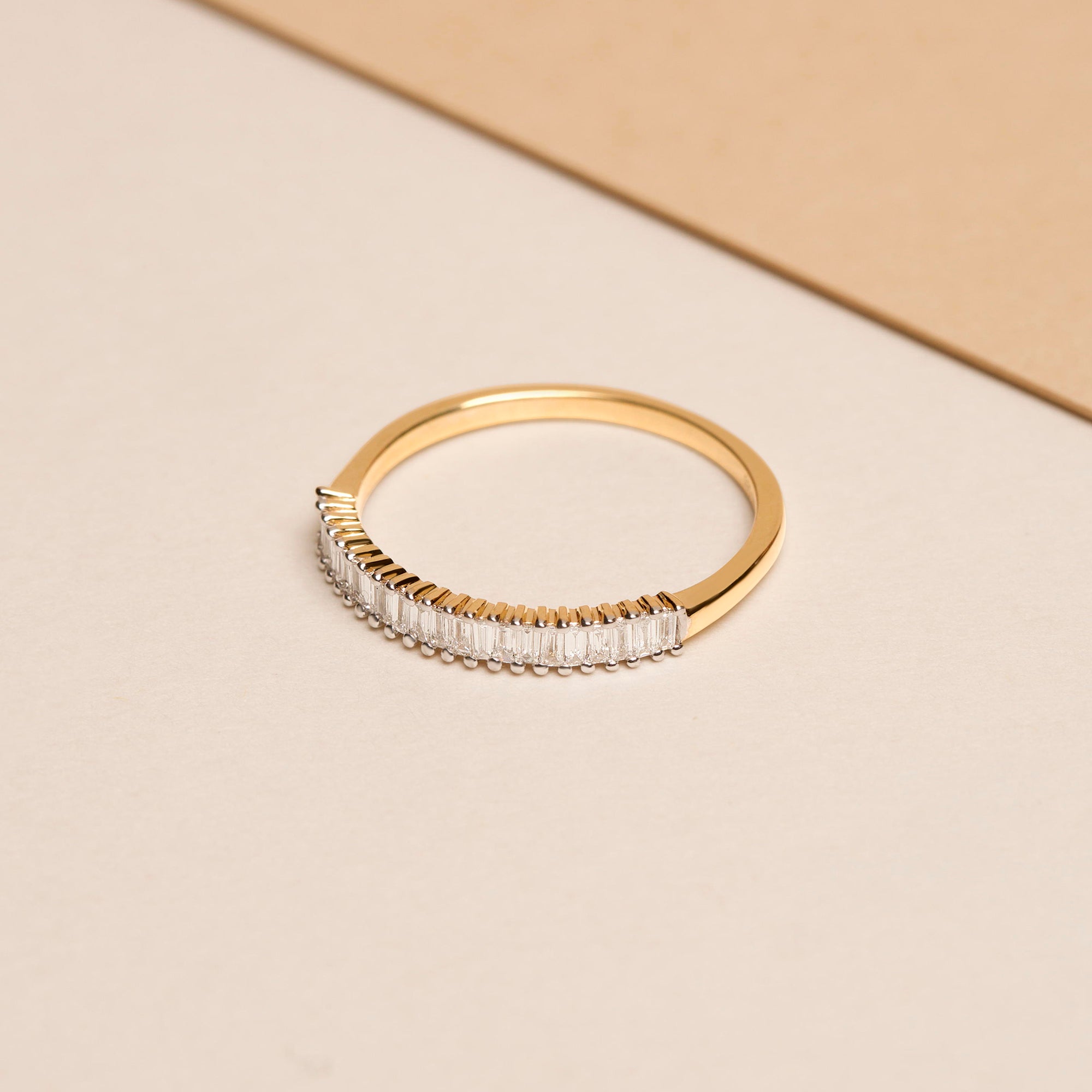 Up and Down Ring with Pearls