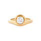 Stone and Strand 14K Yellow Gold 1CTW Lab-Created Diamond Bonbon Merge Ring Front Image