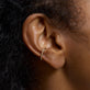 Image of 14K Yellow Gold 15 Diamond Pave Ear Cuff on Models Ear