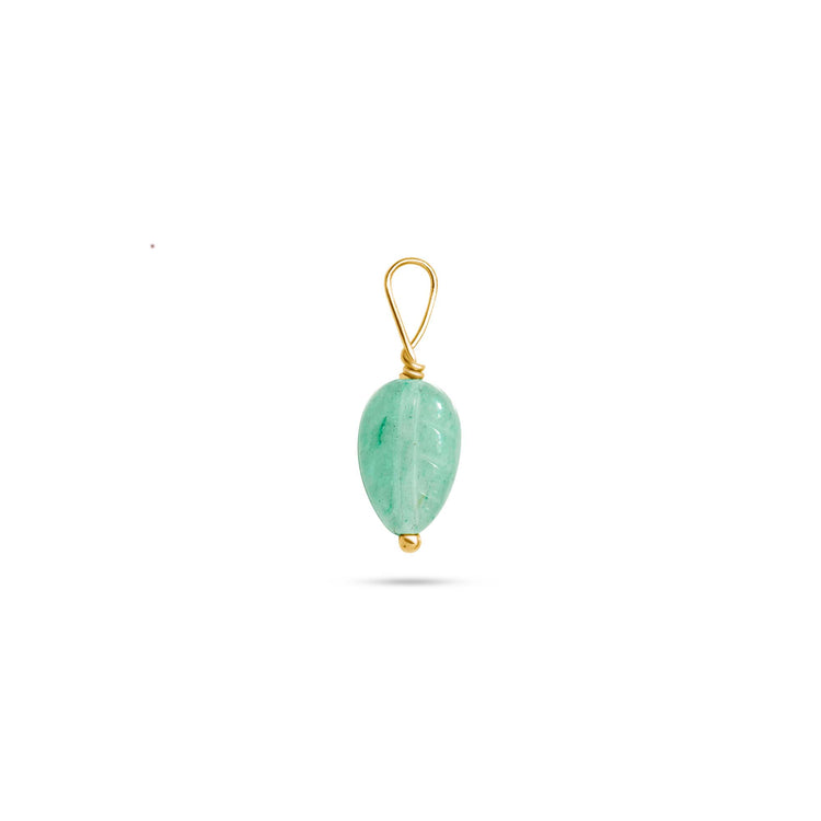 Baby Kale Aventurine Charm