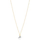 Stone and Strand 10K Yellow Gold Bubble Pave Initial Diamond Necklace Front Image