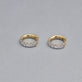 Stone and Strand 14K Yellow Gold Lab-Created Bold Cartilage Hoops Editorial Image