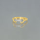 Stone and Strand 14K Yellow Gold Diamond Bridle Ring Editorial Image