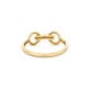 Stone and Strand 14K Yellow Gold Diamond Bridle Ring Rear Image