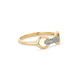 Stone and Strand 14K Yellow Gold Diamond Bridle Ring Side Image