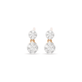 Stone and Strand 10K Yellow Gold Small Diamond Burst Dangle Earrings Front Image