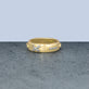 Stone and Strand 14K Yellow Gold Diamond Cross Stitch Band Editorial Image