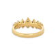 Stone and Strand 14K Yellow Gold Diamond Fern Band Rear Image