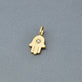 Stone and Strand 10K Yellow Gold Diamond Hamsa Charm Editorial Image