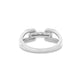 Stone and Strand 14K White Gold Diamond Harness Ring Rear Image