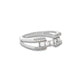 Stone and Strand 14K White Gold Diamond Harness Ring Side Image