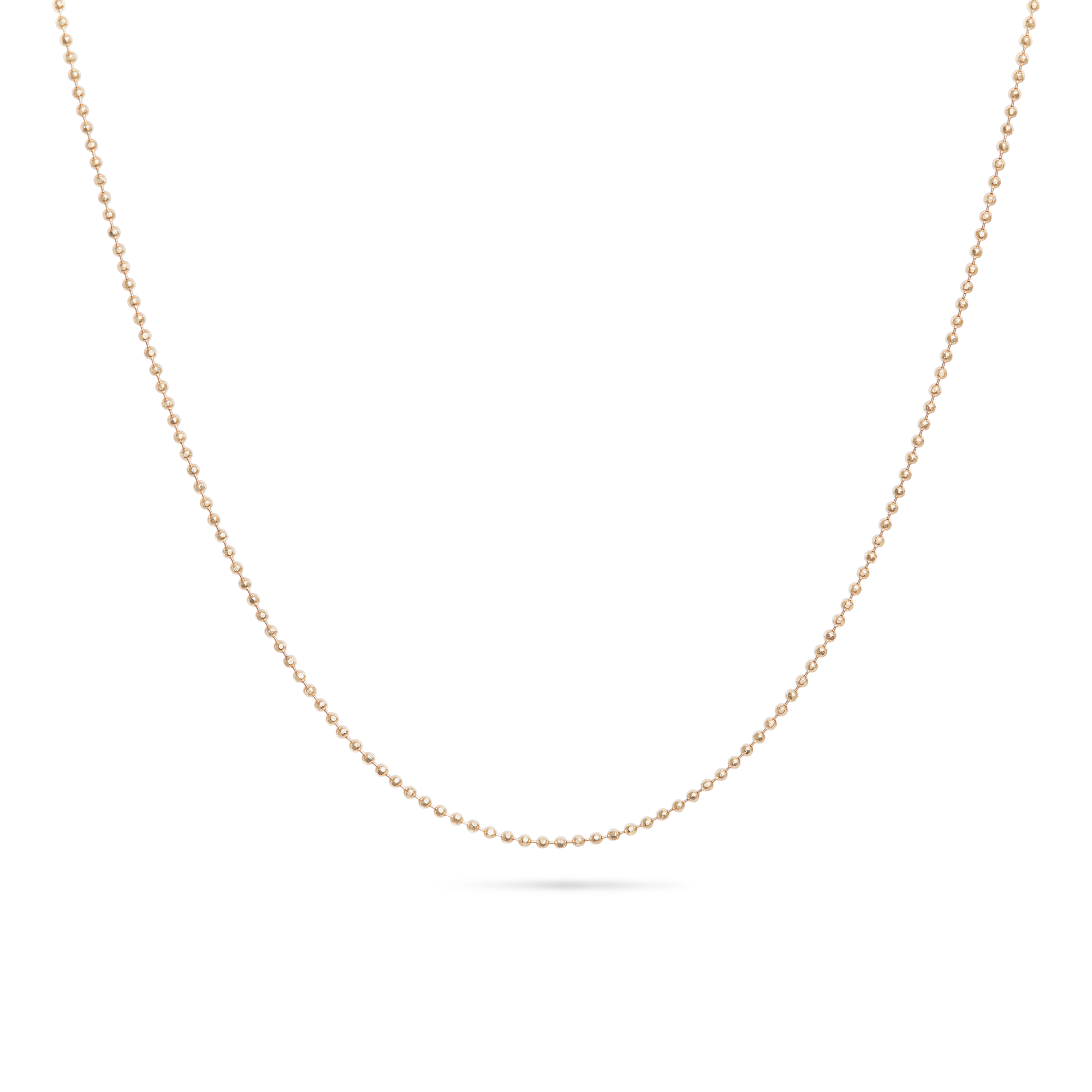 Diamond Cut Bead Chain – STONE AND STRAND