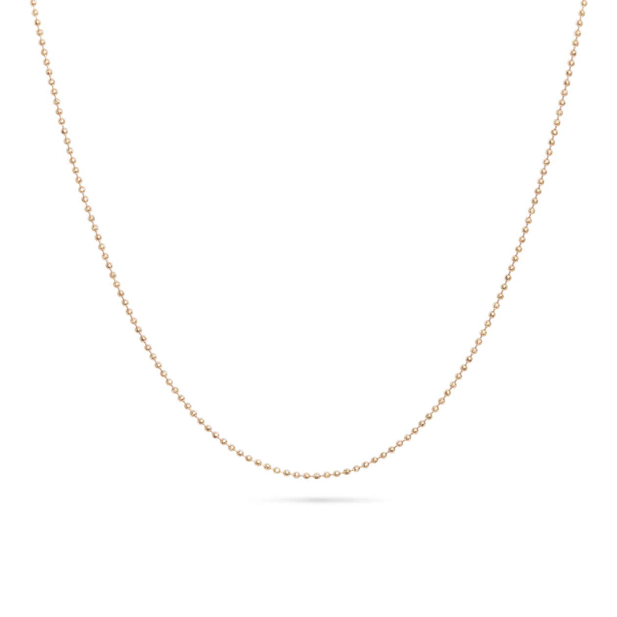 Diamond Cut Bead Chain – STONE AND STRAND