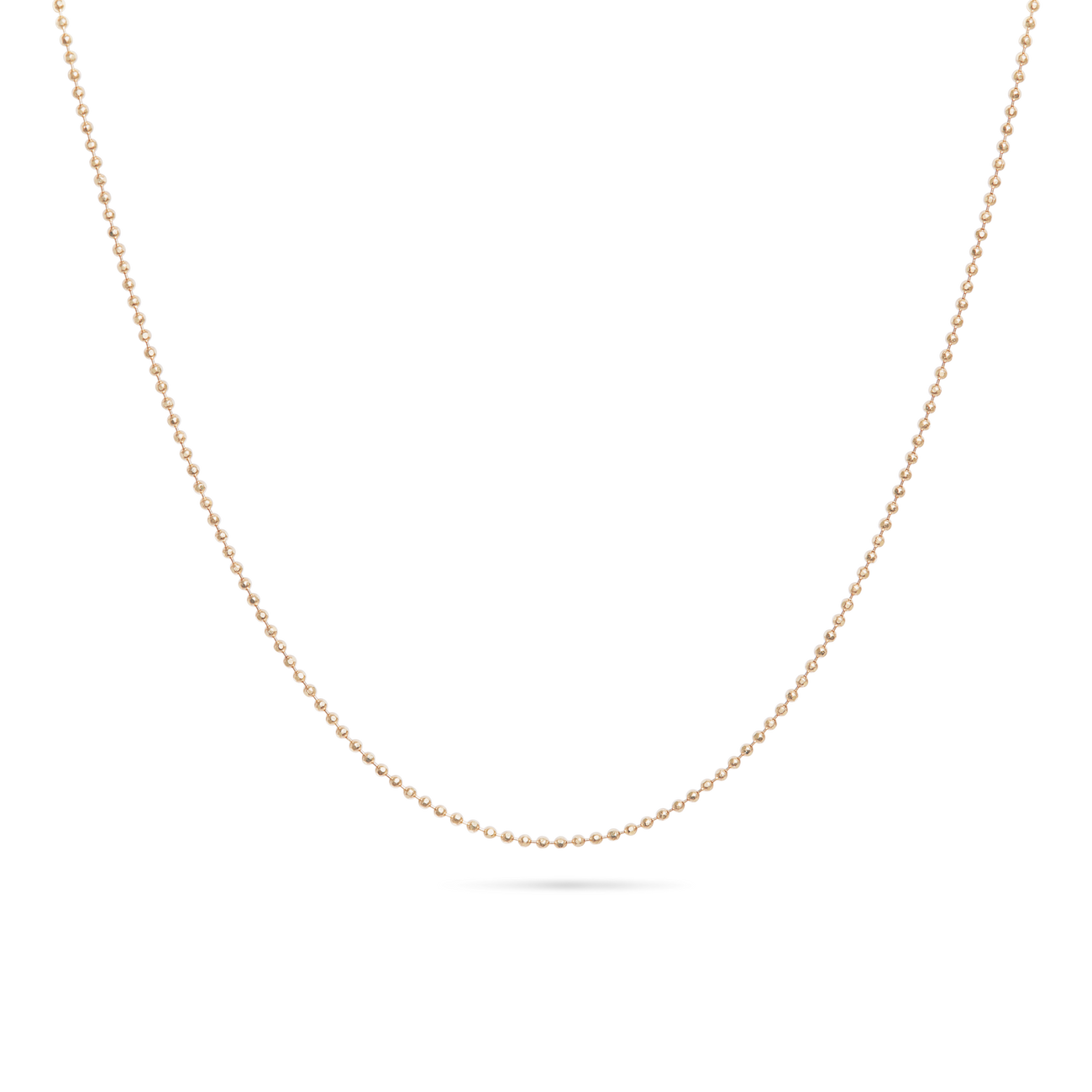 Diamond Cut Bead Chain – STONE AND STRAND