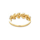 Stone and Strand 10K Yellow Gold Flower Crown Diamond Ring Rear Image