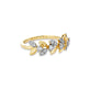 Stone and Strand 10K Yellow Gold Flower Crown Diamond Ring Side Image