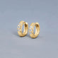 Stone and Strand 14K Yellow Gold Gloria Earrings Editorial Image