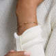 Image of 10K Yellow Gold Gold Ball Cuff on Models Arm