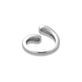 Stone and Strand 10K White Gold Golden Droplet Hug Ring Rear Image