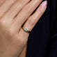 Image of 10K Yellow Gold Heart of the Matter Diamond Pinky Signet on Models Hand