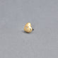 Stone and Strand 14K Yellow Gold Lab-Created Diamond Puffed Heart Push Pin Flat Back Editorial Image