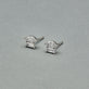 Stone and Strand 14K White Gold Lab-Created Marquise and Emerald Buddy Studs Editorial Image