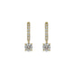 Stone and Strand 14K Yellow Gold Lab-Created Diamond Drop Earrings Front Image