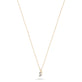 Stone and Strand 10K Yellow Gold Little Leaf Necklace Image