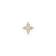 Stone and Strand 14K Yellow Gold Luckiest Clover Push Pin Flat Back Front Image