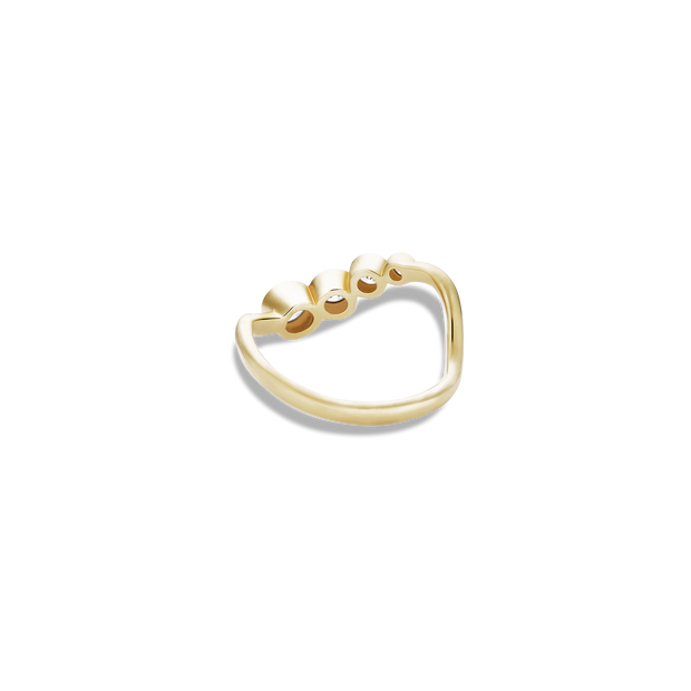 Lab-Created Diamond Bubble Up Swell Ring – STONE AND STRAND