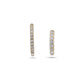 Stone and Strand 14K Yellow Gold Multi Piercing Diamond Huggie Set Front Image