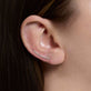 Image of 10K Yellow Gold Pave The Way Diamond Ear Climber on Models Ear