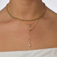 Image of 14K Yellow Gold Pivot by Stone and Strand Smashed Rolo Chain with Stone and Strand Necklaces