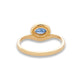 Stone and Strand 10K Yellow Gold Blue Sapphire Bonbon Merge Ring Rear Image