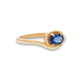 Stone and Strand 10K Yellow Gold Blue Sapphire Bonbon Merge Ring Side Image