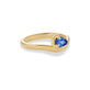 Stone and Strand 10K Yellow Gold Sapphire Raindrop Merge Ring Side Image