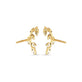 Stone and Strand 10K Yellow Gold Secret Garden Trellis Studs Rear Image