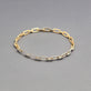 Stone and Strand 14K Yellow Gold Sparkle Pave Paper Clip Diamond Bracelet Editorial Image