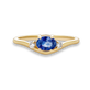 Sapphire Diamond Merge Ring