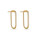 Stone and Strand 14K Yellow Gold The Tina Earrings Rear Image