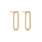 Stone and Strand 14K Yellow Gold The Tina Earrings Side Image