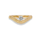 Stone and Strand 14K Yellow Gold Tina Solitaire Ring Front Image